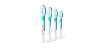 Philips | Replacement brush heads | HX6044/90 Sonicare For Kids7+ | Heads | For kids | Number of brush heads included 4 | White/Blue