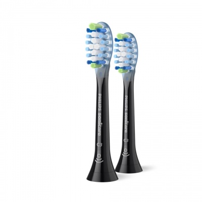 Philips | Replacement brush heads | HX9042/88 Sonicare Premium Plaque Defence | Heads | For adults | Number of brush heads included 2 | Black