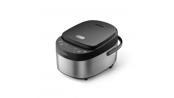 Philips Mini rice cooker | HD3093/80 3000 series | 600 W | 0.85 L | Number of programs 8 | Black/Stainless Steel
