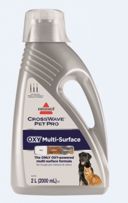 Bissell | CrossWave Pet Pro Oxy Multi-surface formula Cleaning Solution, 2 L