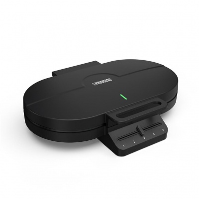 Princess Waffle Maker | 132384 | 1200 W | Number of pastry 10 | Heart shaped | Black