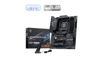 MSI X870E GAMING PLUS WIFI | Processor family AMD | Processor socket AM5 | DDR5 UDIMM | Supported hard disk drive interfaces SATA, M.2 | Number of SATA connectors 4