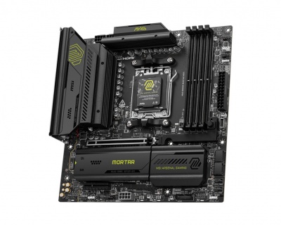 MSI MAG B850M MORTAR WIFI | Processor family AMD | Processor socket AM5 | DDR5 | Supported hard disk drive interfaces SATA, M.2 | Number of SATA connectors 4