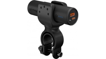 Goobay Bike Powerbank 5.0 with Reinforced Holder for Bicycle Handlebars | 60656 | 5000 mAh | Black