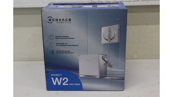 SALE OUT. Ecovacs WINBOT W2 PRO OMNI | Corded | 5500 Pa | White | USED, DIRTY