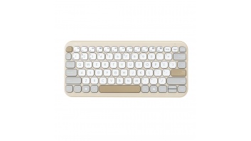 Asus Marshmallow KW100 | Keyboard | Wireless | US International | Oat Milk | Bluetooth
