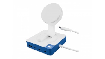 Hyper HyperDrive Flex MagCharge USB-C Hub, White/Blue | HD8100BUGL | HDMI ports quantity 1