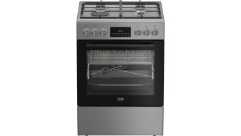 BEKO Cooker | FBMA61330GXDT | Hob type Gas | Oven type Electric | Stainless Steel | Width 60 cm | Grilling | LED | Depth 60 cm | 72 L