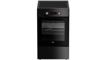 BEKO Cooker | FSM59305BDT | Hob type Induction | Oven type Electric | Black | Width 50 cm | Grilling | Depth 60 cm | 60 L