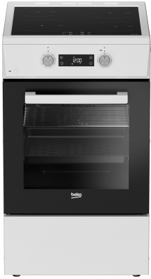 BEKO Cooker | FSM59305WDT | Hob type Induction | Oven type Electric | White | Width 50 cm | Grilling | Depth 60 cm | 60 L