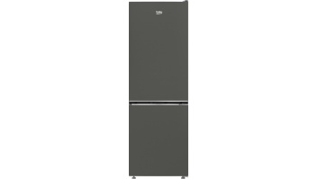 BEKO Refrigerator | B3RCNA344HG | Energy efficiency class E | Free standing | Combi | Height 179.6 cm | No Frost system | Fridge net capacity 209 L | Freezer net capacity 92 L | Display | 37 dB | Grey