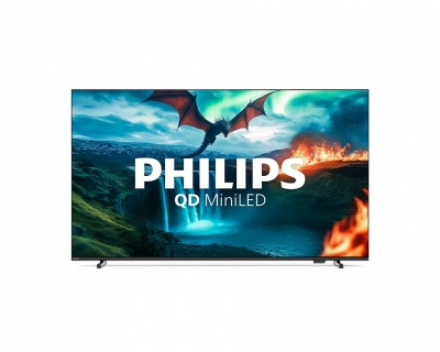 Philips QD MiniLED 4K TV | 65MLED820/12 | 65 | Smart TV | TITAN OS | UHD | Black