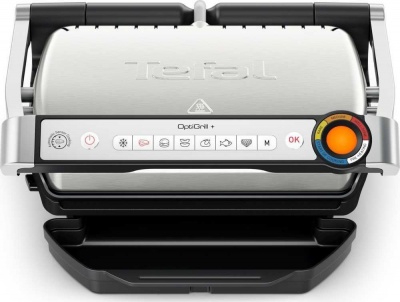 TEFAL Electric Grill | GC718D10 OptiGrill | Electric Grill | 2000 W | Stainless Steel/Black