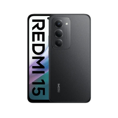 Xiaomi Redmi | 15 | Midnight Black | 6.9 " | IPS LCD | 1080 x 2340 pixels | Qualcomm | Internal RAM 4 GB | 128 GB | Dual SIM | 5G | Main camera resolution 50 MP | Secondary camera resolution 8 MP | Android | 15 | 7000 mAh