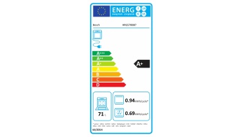 Bosch Oven | HRG578BB7 | 71 L | Electric | Pyrolysis | Knobs | Steam function | Height 59.5 cm | Width 59.4 cm | Black