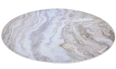 Arozzi Zona Round Floor Pad | White Marble
