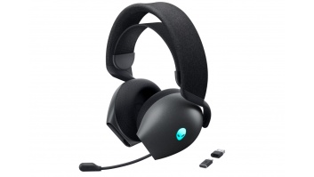 Dell Gaming Headset | Alienware Tri Mode AW725H | Bluetooth | Over-Ear | Microphone | Noise canceling | Wireless | Dark Side of the Moon