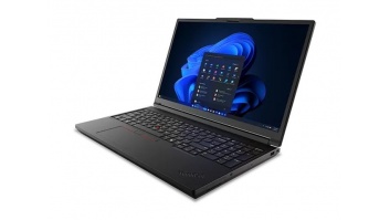 Lenovo ThinkPad P16 G3 | Black | 16 " | IPS | WUXGA | 1920 x 1200 pixels | Anti-glare | Intel Core Ultra 7 | 255HX | 32 (2x16GB) GB | SODIMM DDR5 | Solid-state drive capacity 1000 GB | NVIDIA RTX PRO 2000 Blackwell Generation | GDDR7 | 8 GB | Windows 11 P