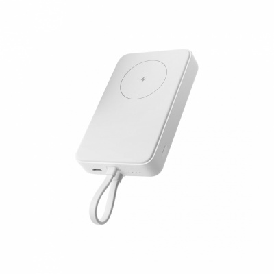 Xiaomi 33W Magnetic Power Bank 10000mAh (Integrated Cable) | 10000 mAh | White