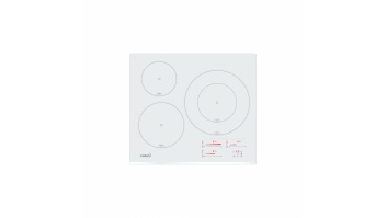 CATA Hob | INSB 6030 WH | Induction | Number of burners/cooking zones 3 | Slider touch | White
