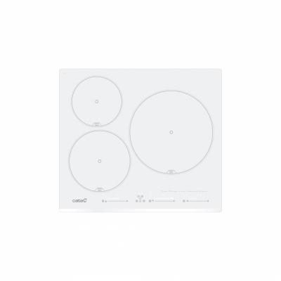 CATA Hob | INSB 6003E2 WH | Induction | Number of burners/cooking zones 3 | Slider touch | White