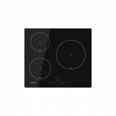 CATA Hob | IB 6403E2 BK | Induction | Number of burners/cooking zones 3 | Touch | Timer | Black