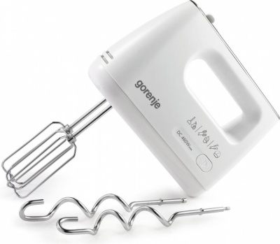 Gorenje | Hand Mixer | M460CDC | Hand Mixer | 460 W | Number of speeds 5 | Turbo mode | White