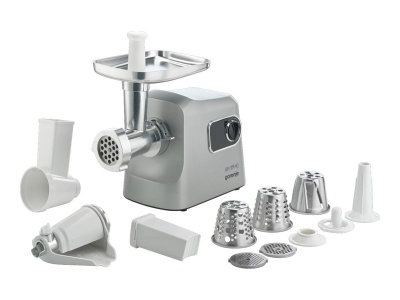 Gorenje Meat grinder | MG2500DS | Stainless Steel/White | 2500 W | Number of speeds 1 | Throughput (kg/min) 2.8