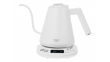 Adler | Kettle | AD 1349w | Electric | 1100 W | 1 L | Stainless Steel | 360° rotational base | White