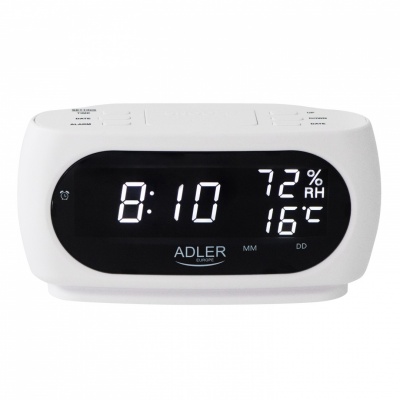 Adler LED clock with thermometer | AD 1186
