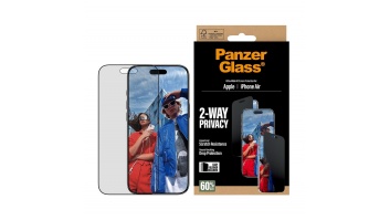 PanzerGlass Screen protector | Apple | iPhone Air | Glass | Transparent | Ultra-Wide Fit w. EasyAligner