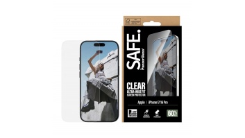 PanzerGlass Screen protector | Apple | iPhone 16 Pro/iPhone 17 | Transparent | Ultra-Wide Fit w. EasyAligner