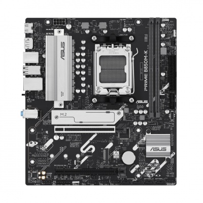 Asus PRIME B850M-K | Processor family AMD | Processor socket AM5 | DDR5 | Supported hard disk drive interfaces SATA, M.2 | Number of SATA connectors 4