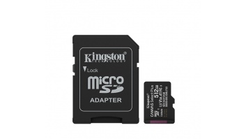Kingston Canvas Select Plus | 512 GB | microSD | Flash memory class Class 10, UHS-I, U1/U3, video class 10/30, A1