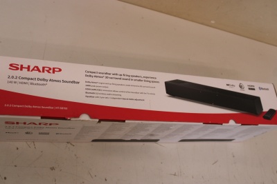 SALE OUT. Sharp 2.0.2 Compact Dolby Atmos Soundbar | HT-SB700 | 140 W | DEMO | Bluetooth | Black | Wireless connection
