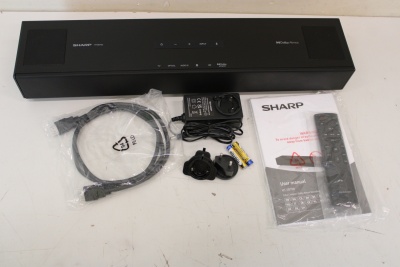 SALE OUT. Sharp 2.0.2 Compact Dolby Atmos Soundbar | HT-SB700 | 140 W | DEMO | Bluetooth | Black | Wireless connection
