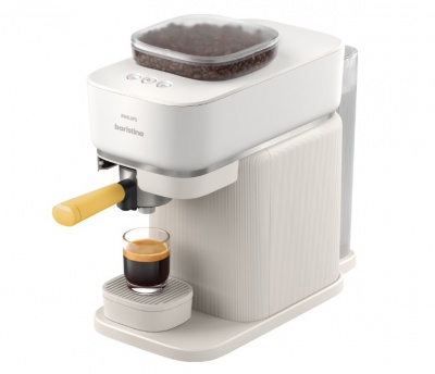 Philips Coffee maker | BAR300/03 Baristina | Pump pressure 16 bar | Semi-automatic | 122.8 W | White