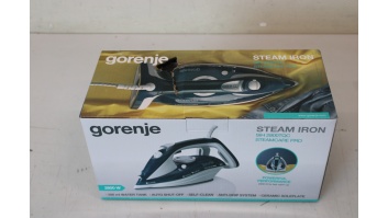 SALE OUT. Gorenje SIH2800TQC Steam Iron, Water tank 0,4 L, Continuous steam 35 g/min, Turquoise/White | SALE OUT. Gorenje Steam Iron | SIH2800TQC | Steam Iron | 2800 W | Water tank capacity 350 ml | Continuous steam 35 g/min | Steam boost performance 100 