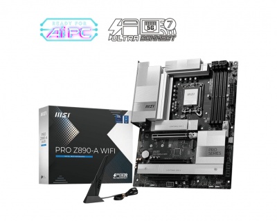 MSI PRO Z890-A WIFI | Processor family Intel | Processor socket LGA1851 | DDR5 UDIMM | Supported hard disk drive interfaces SATA, M.2 | Number of SATA connectors 4