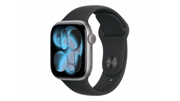 Apple Watch Series 11 GPS 42mm Space Grey Aluminium Case with Black Sport Band - S/M | Apple