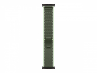 Apple 49mm Green/Neon Trail Loop - S/M - Black Titanium Finish | Apple