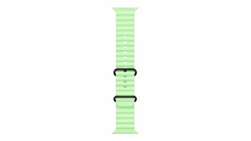Apple | 49mm Neon Green Ocean Band - Black Titanium Finish