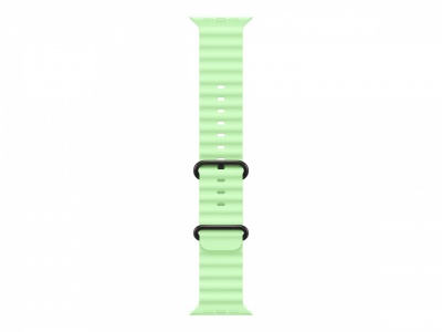 Apple | 49mm Neon Green Ocean Band - Black Titanium Finish