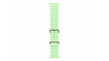 Apple 49mm Neon Green Ocean Band - Natural Titanium Finish | Apple