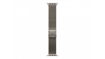 Apple | 49mm Natural Titanium Milanese Loop - Medium
