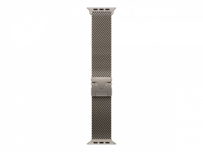 Apple | 49mm Natural Titanium Milanese Loop - Medium