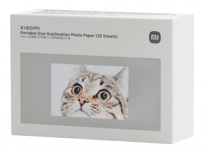 Xiaomi Portable Dye-Sublimation Photo Paper (20 Sheets) | 2x3-inch