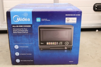 SALE OUT. Midea MSO25H Microwave oven with Grill, Airfry and Steam function, 25 L, Black | SALE OUT. Midea Microwave oven | MSO25H | Free standing | 25 L | 1000 W | Convection | Grill | Black | DEMO
