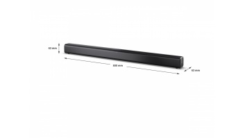 Sharp 2.0 Soundbar | HT-SB145 | 150 W | Bluetooth | Black | Wireless connection