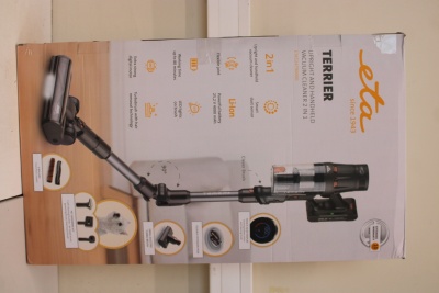 SALE OUT. ETA Vacuum Cleaner | ETA524790000 Terier | Cordless operating | Handstick | 500 W | 25.2 V | Operating time (max) 80 min | Brown | Warranty 24 month(s) | UNPACKED, USED, DAMAGED ACCESORIES